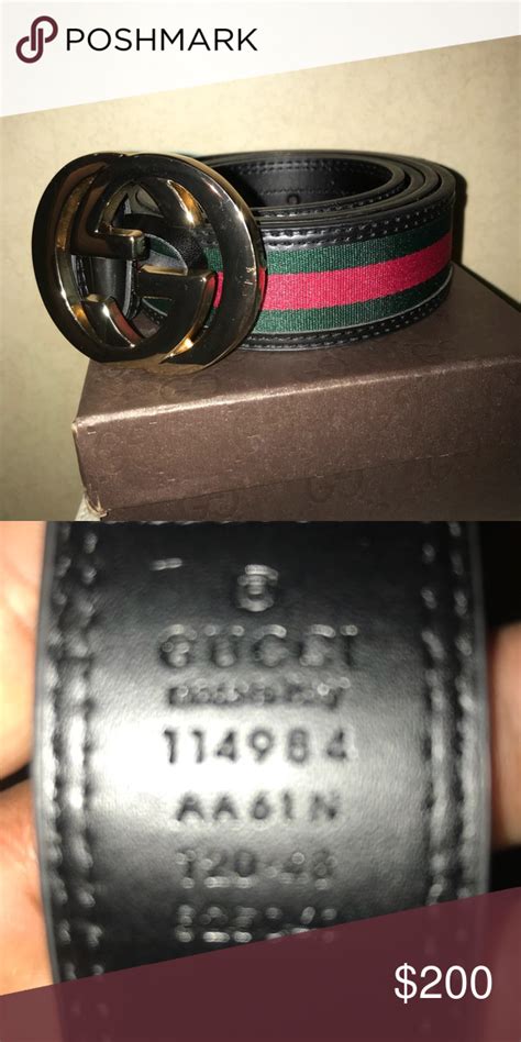 gucci belt authenticity check.